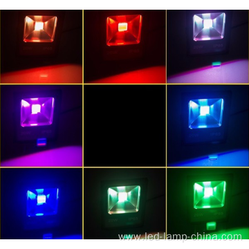 Low power RGB led flood light